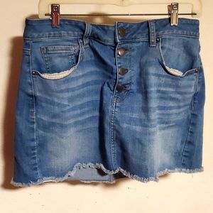 Super stretchy AE Jean skirt